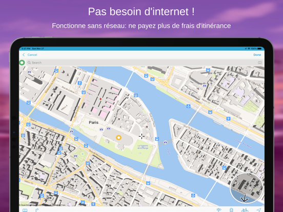 Screenshot #4 pour Paris,  Carte Hors Connection