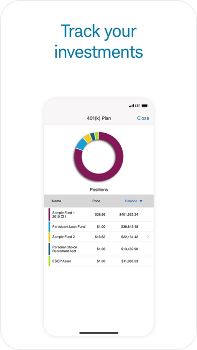 Schwab Workplace Retirement Screenshot