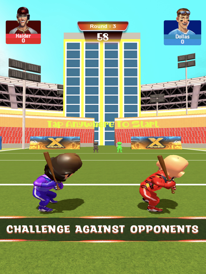 Baseball Home Run flick Stars