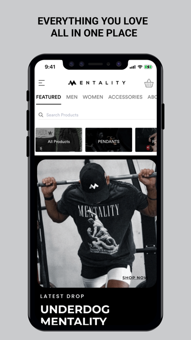 Mentality Shop Screenshot