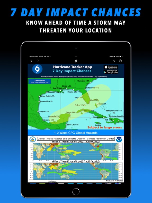 Hurricane Tracker For iPad