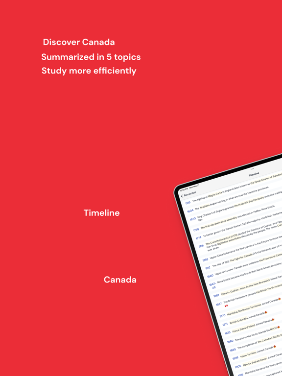 Canadian Citizenship Test+2023 iPad screenshot 5 - Reference app