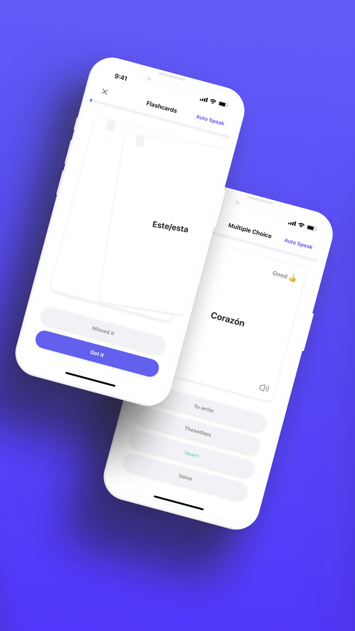 Onevoca - Flashcards
