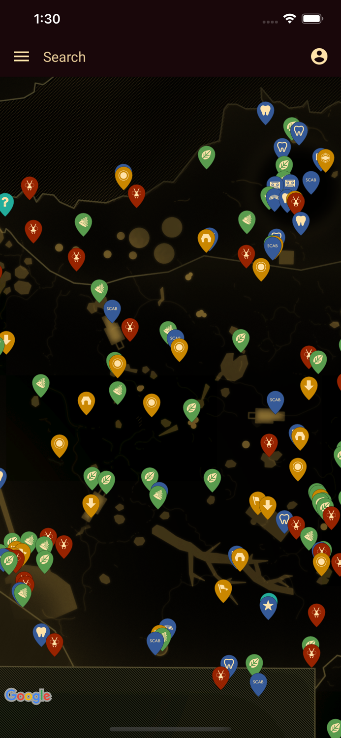 MapGenie Grounded Map