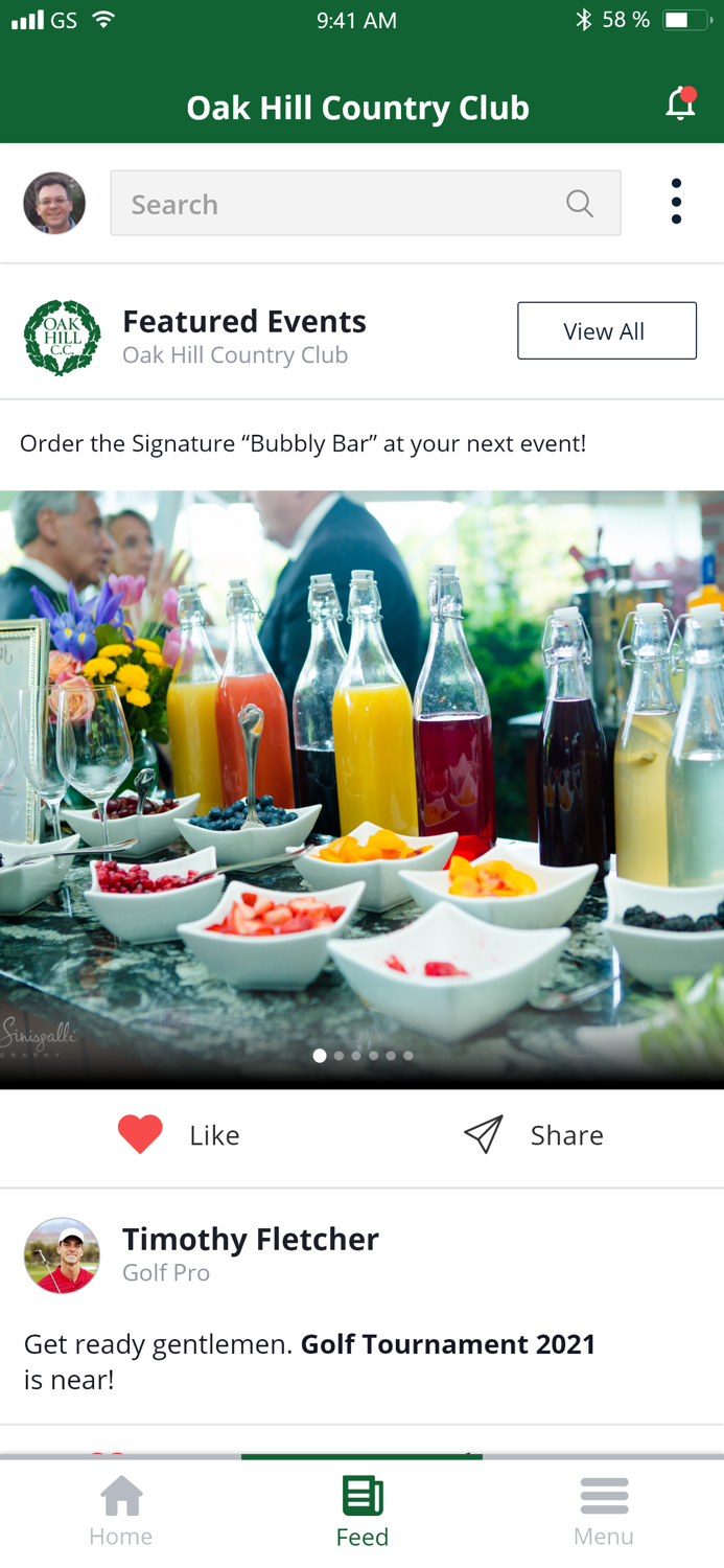 Oak Hill Country Club.