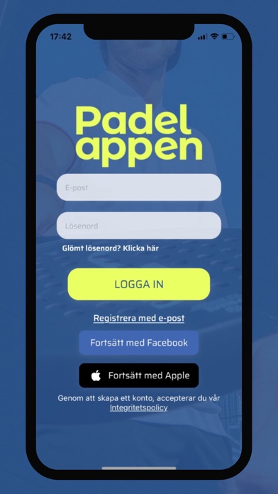 Padelappen Screenshot 1 - AppWisp.com Padelappen Screenshot 1 - AppWisp.com