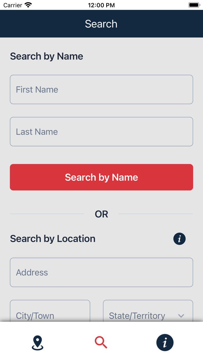 US Dept. of Justice NSOPW App