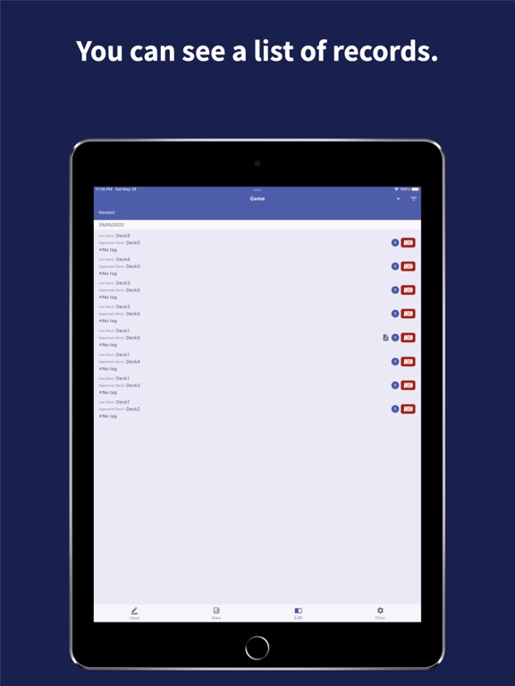 TCG Manager iPad screenshot 5 - Utilities app