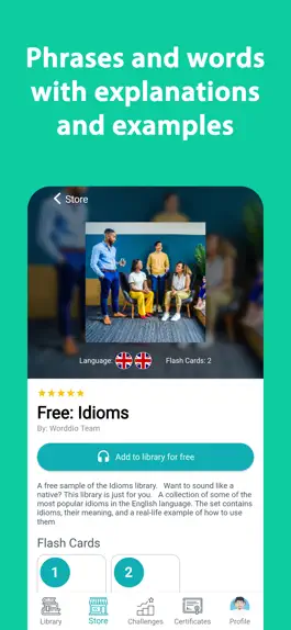 Game screenshot Worddio: Vocabulary builder apk