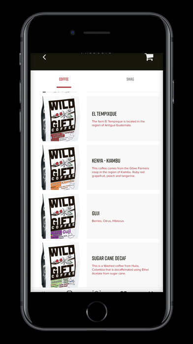 Wild Gift Coffee Screenshot