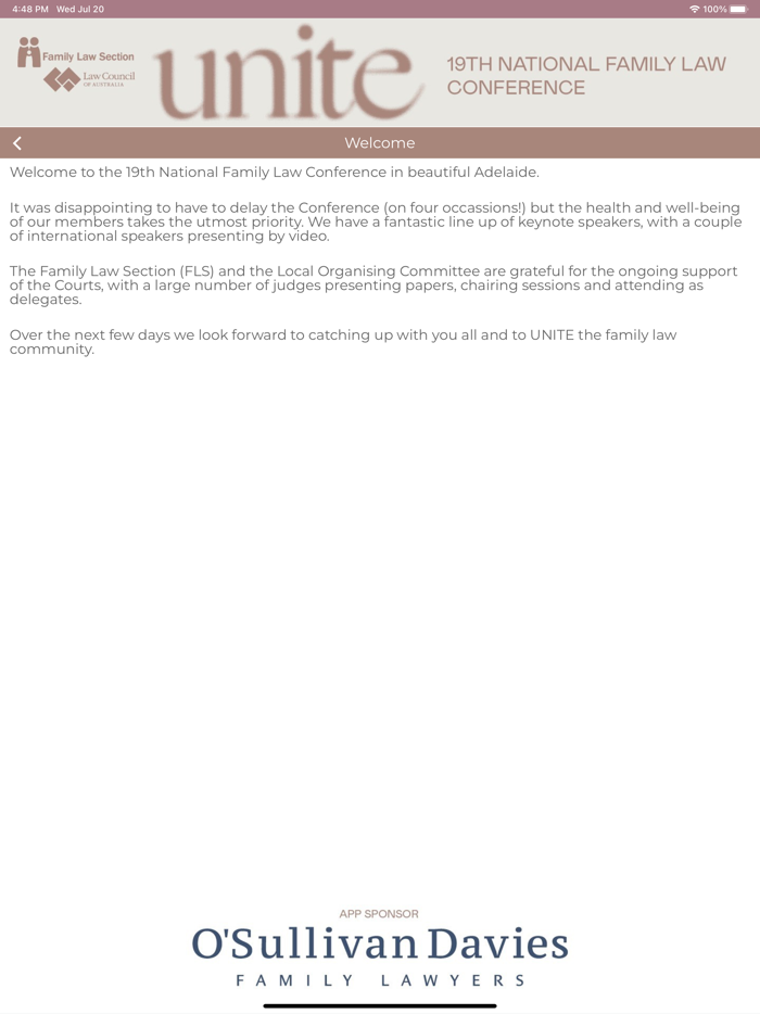 19th National Family Law Conf