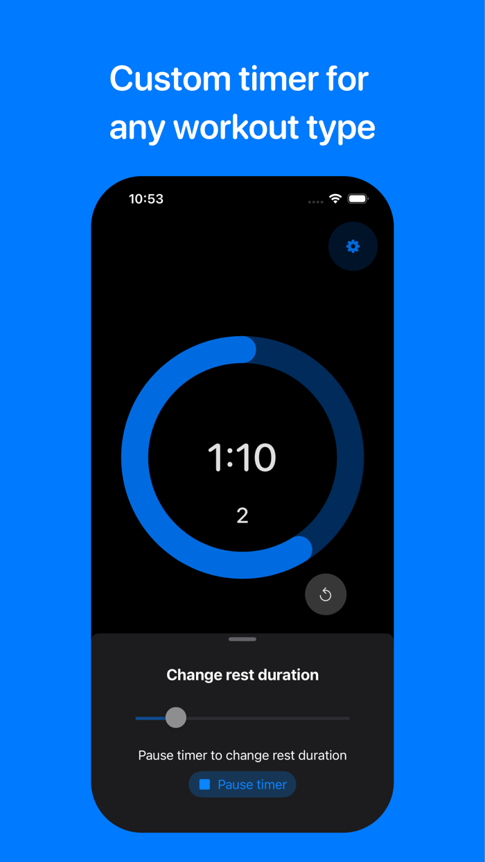Restrr - Gym Rest Timer