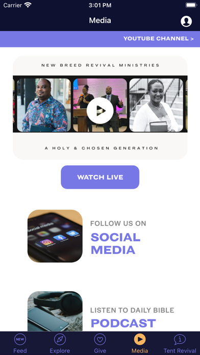 New Breed Revival Ministries Screenshot