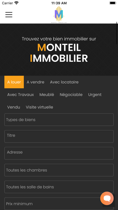 Monteil Immobilier App Screenshot