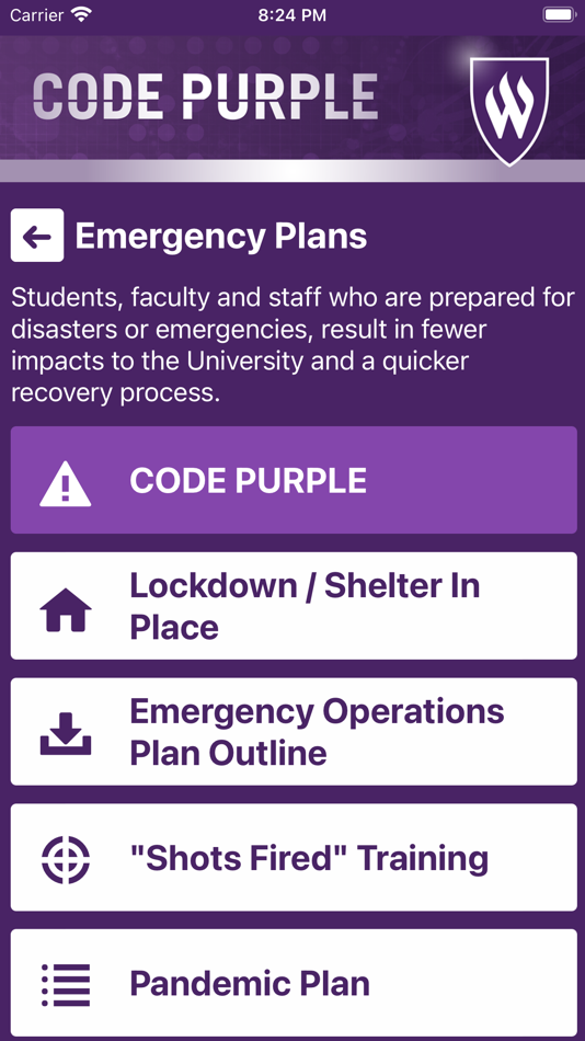 #6. WSU Code Purple (iOS) 由: Weber State Univ.