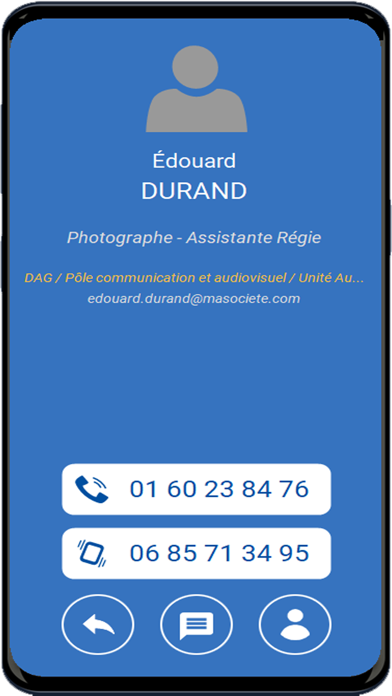 Annuaire INSEP Screenshot
