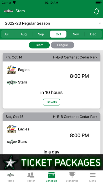 Texas Stars Screenshot