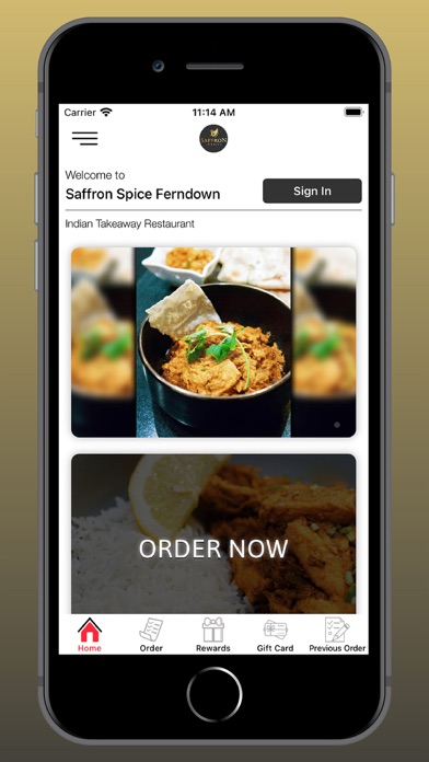 Saffron Spice Ferndown Screenshot