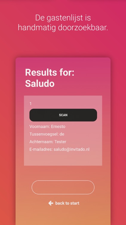 Saludo Scan App by Invitado screenshot-3