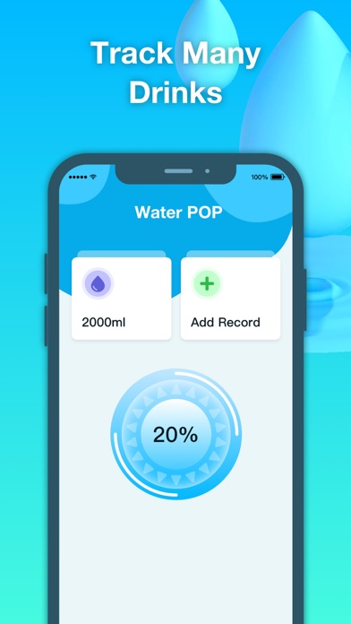 Water POP - drink habits Screenshot