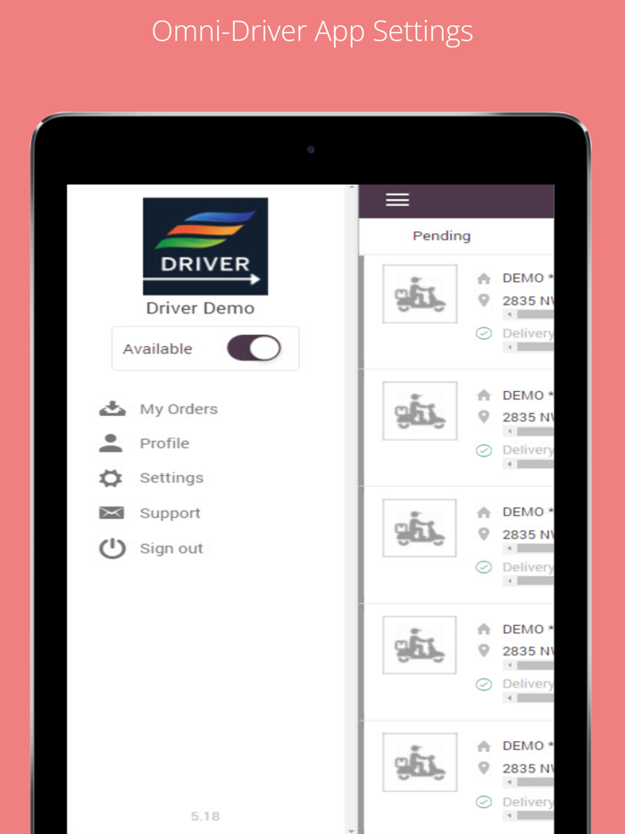 OmniDelivery Driver