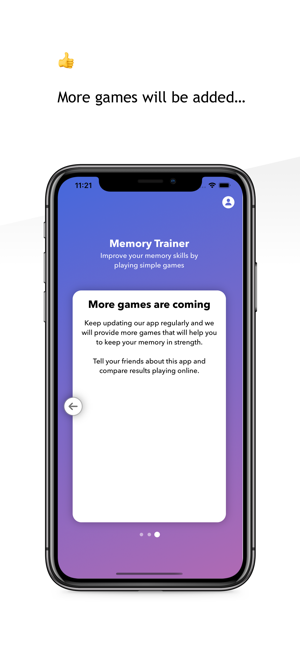 Memory Trainer -kuvakaappaus