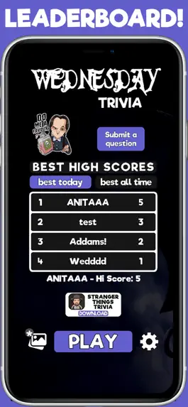 Game screenshot Wednesday Quiz - Trivia mod apk