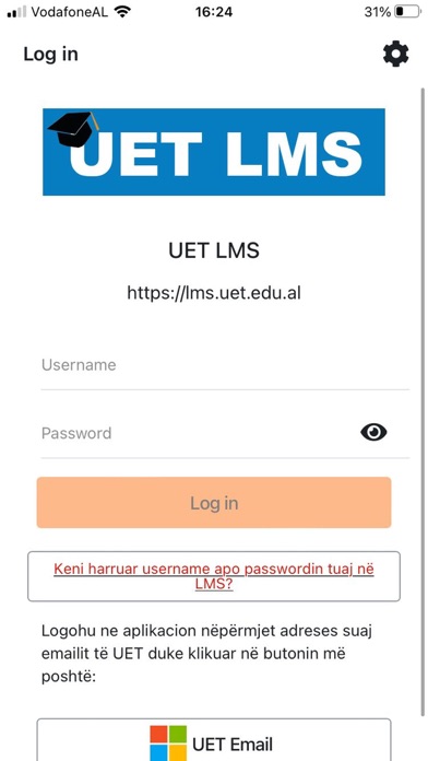UET LMS Screenshot