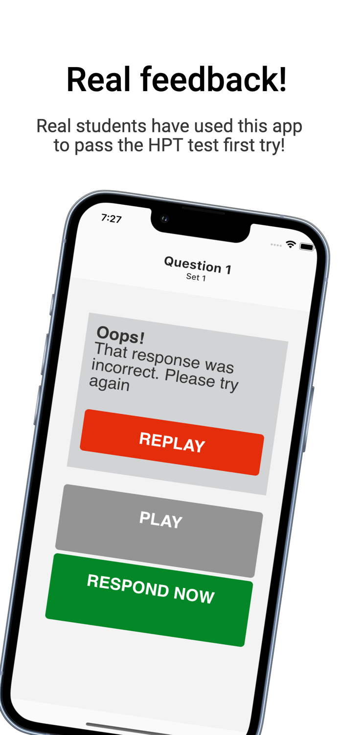 HPT Real Test Questions NSW