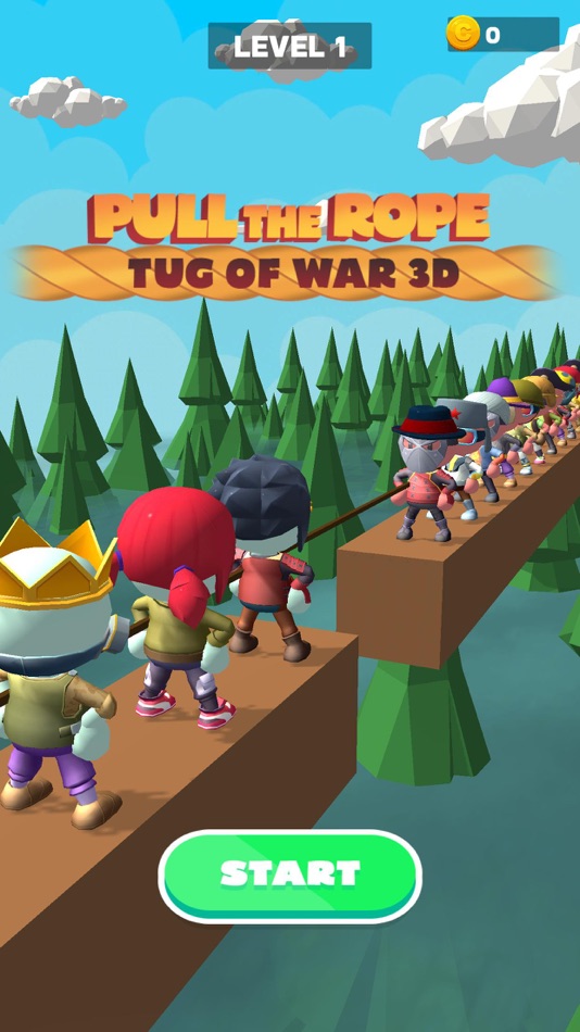 #1. Pull the Rope: Tug of War 3D (iOS) By: Dreams on Demand