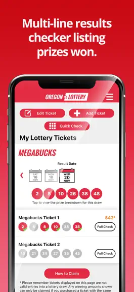 Game screenshot Oregon Lottery Numbers hack