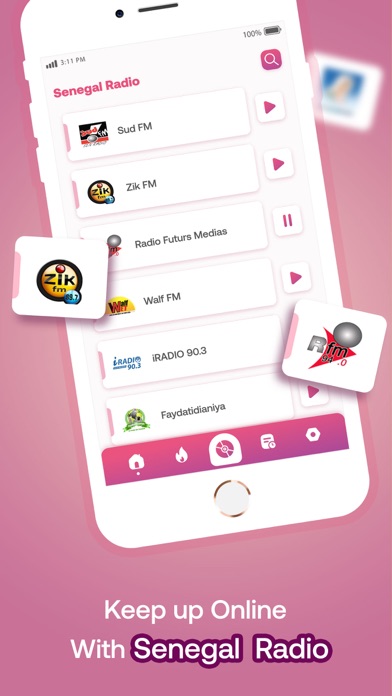 Senegal Radio Motivation Screenshot
