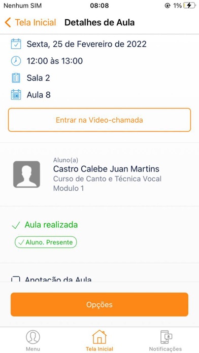 Emusys - Alunos e Professores Screenshot