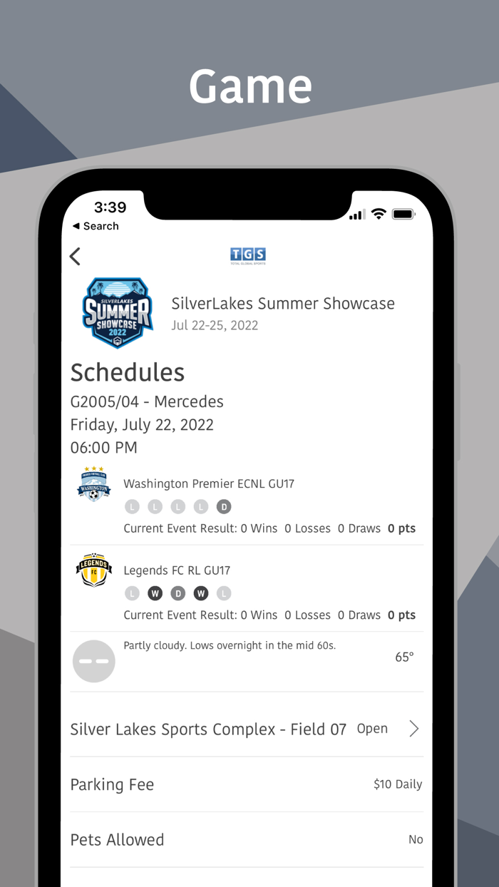 Silverlakes Tournaments