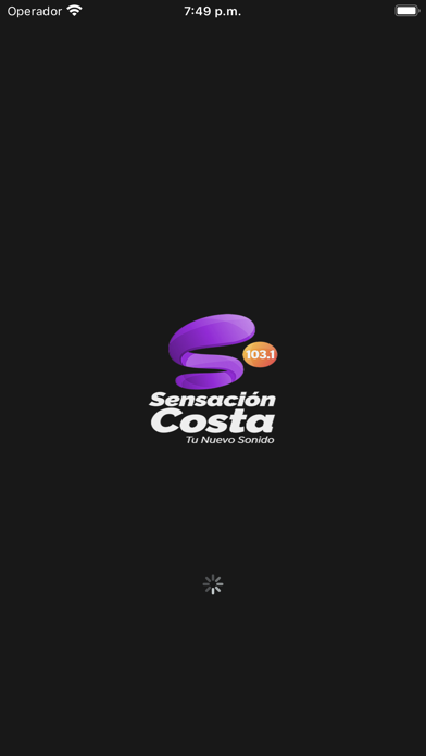 Radio Sensación Costa Screenshot