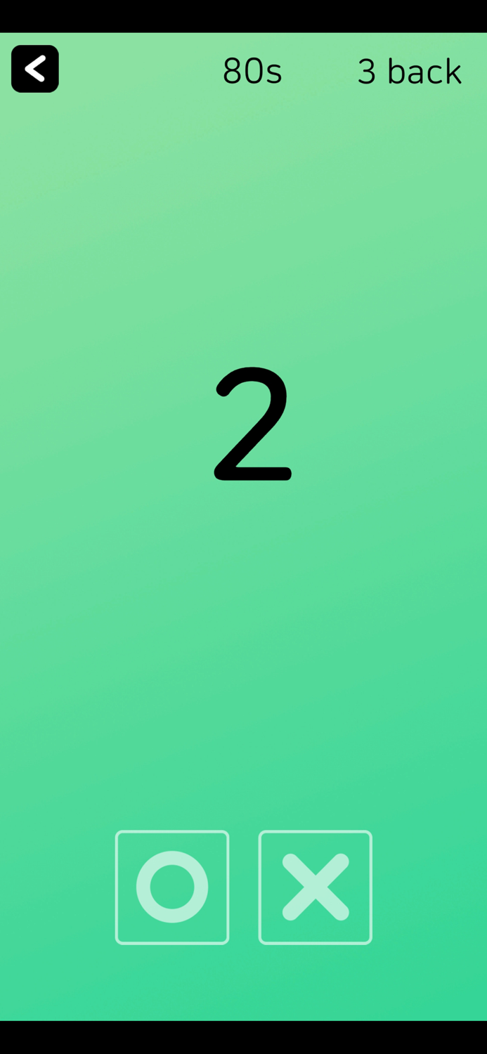 Brain training N-Back