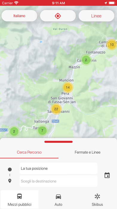 Transport Val di Fassa Screenshot