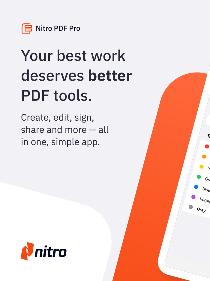 Nitro PDF Pro - iPad and iPhone