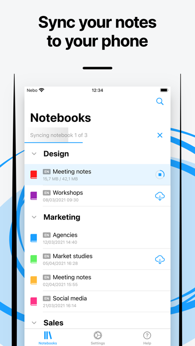 Nebo Viewer: sync & read notes Screenshot