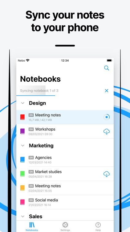 Nebo Viewer: sync & read notes