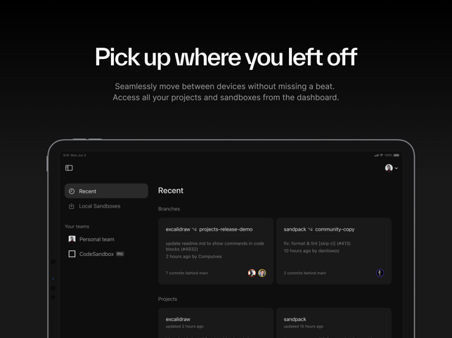 ‎CodeSandbox Screenshot