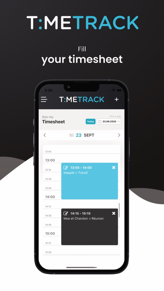#1. Timetrack Mobile (iOS) 由: Brainmade Solutions srl