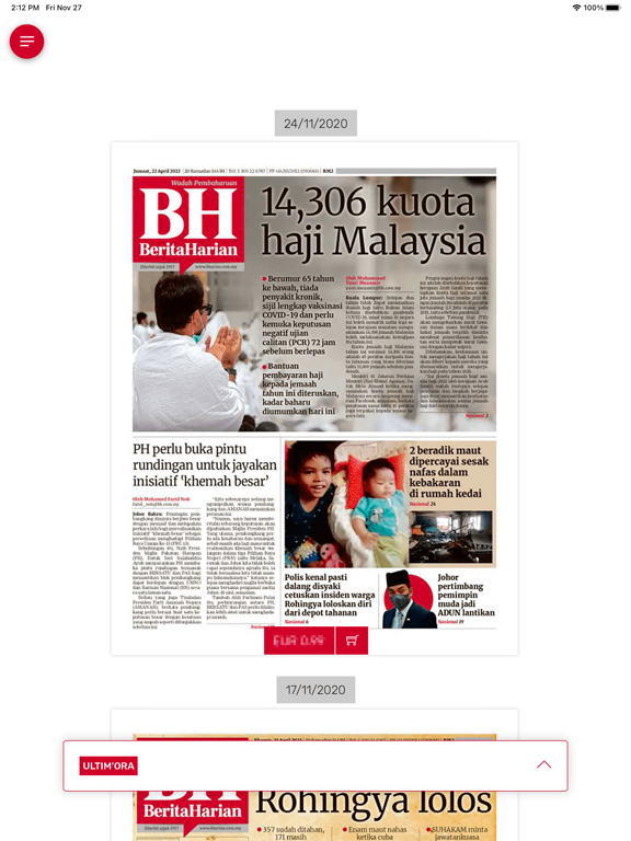 Screenshot #5 pour Berita Harian ePaper