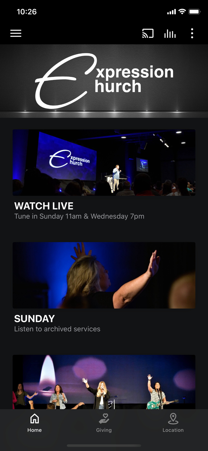 Expression Church App