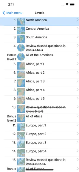Game screenshot OneMileNorth Countries Quiz hack