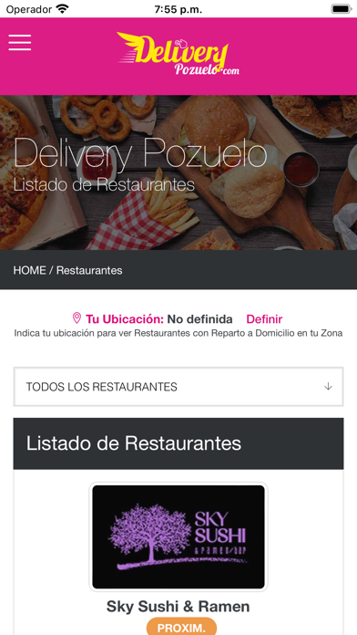 DeliveryPozuelo Screenshot