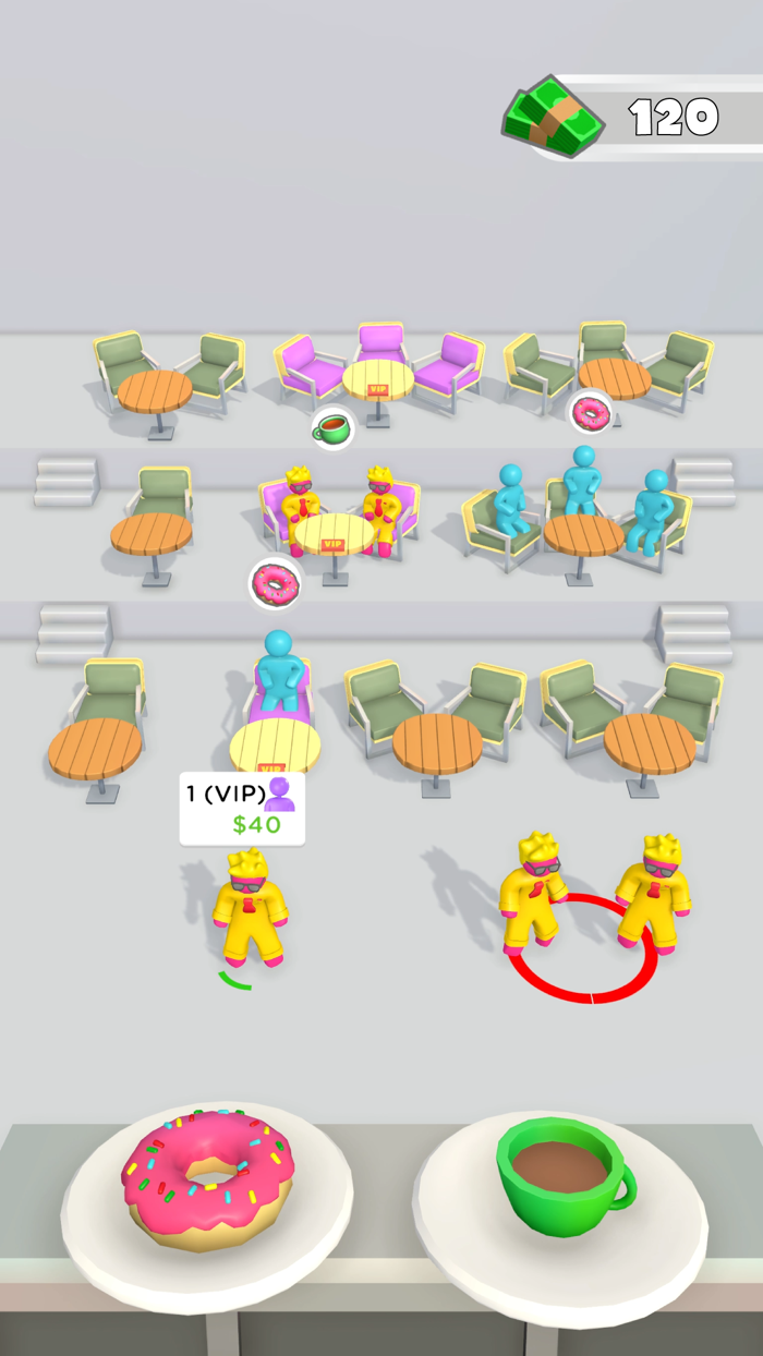 Restaurant Seating Idle 3D