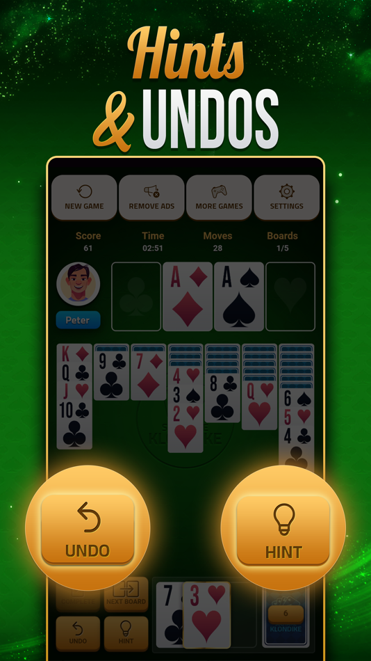 #9. Solitaire Klondike - Card Game (iOS) بواسطة: ZipoApps