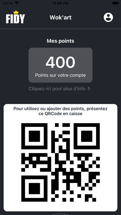 Fidy - carte de fidélité Screenshot
