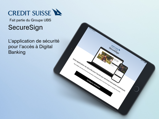 Screenshot #4 pour SecureSign by Credit Suisse